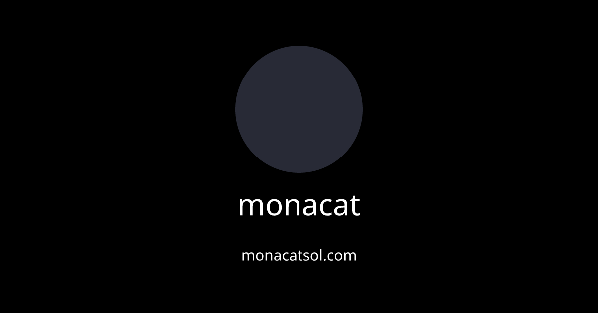 Monacat twitter